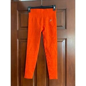 GymShark poppy orange leggings small